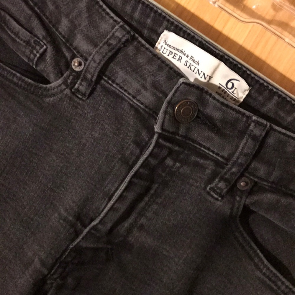 Abercrombie and Fitch Black Skinny Jeans